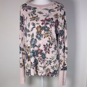 Sundance Multicolor Floral Long Sleeve Top